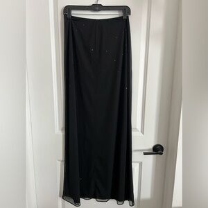 Shelli Segal - Vintage Maxi‎ Beaded Skirt